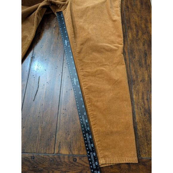 Talbots Corduroy Jeggings Camel Brown Skinny Pant Neutral Trousers Dark Academia - Picture 7 of 11